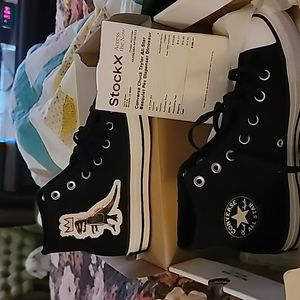 converse Basquiat dinosaur